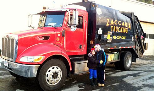 zaccaria trucking Wellesley Massachusetts trash